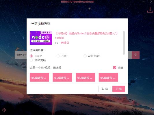 BilibiliVideoDownload单文件版
