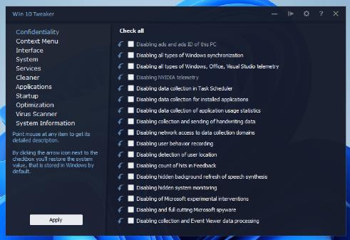 Win10Tweaker by XpcuT汉化版